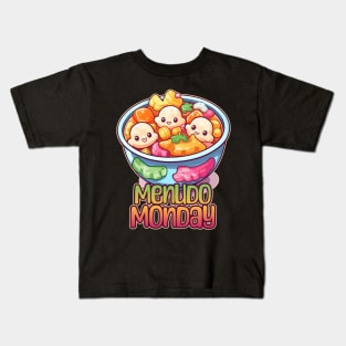 Menudo Monday Foodie Design Kids T-Shirt